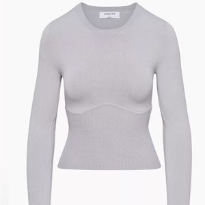 Aritzia sculpt knit empire long sleeve